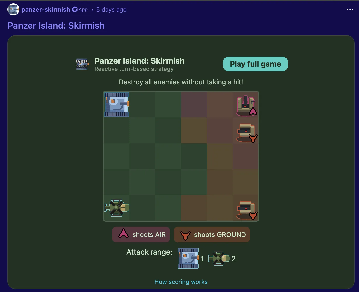 Panzer Island: Skirmish
